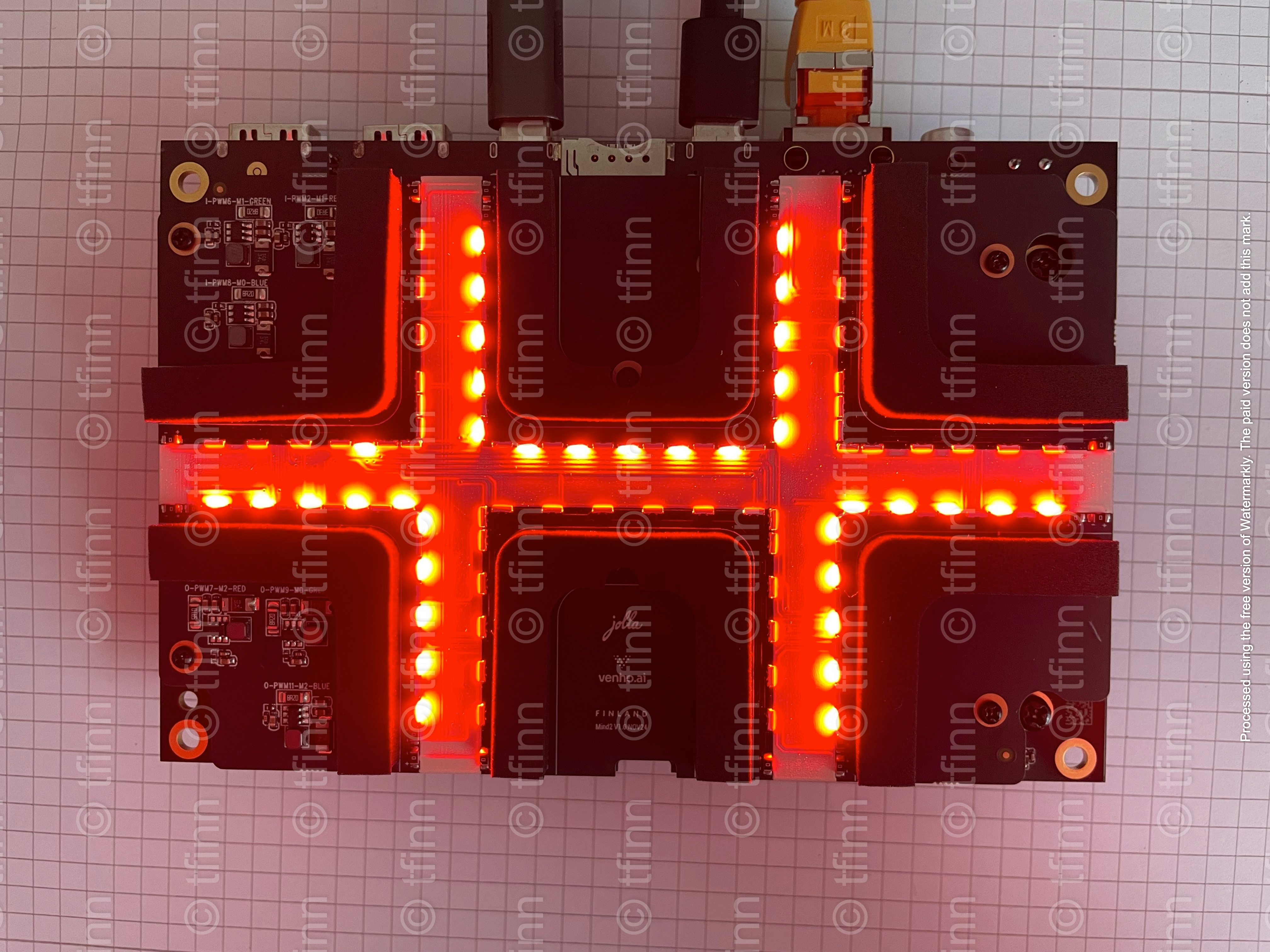 LED PCB Red